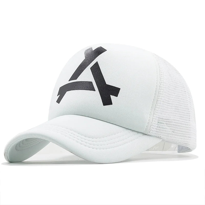 Unisex Mesh Snapback Cap Breathable Casual Sports Hat