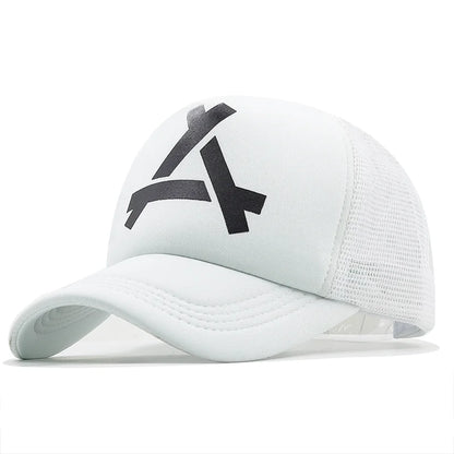 Unisex Mesh Snapback Cap Breathable Casual Sports Hat
