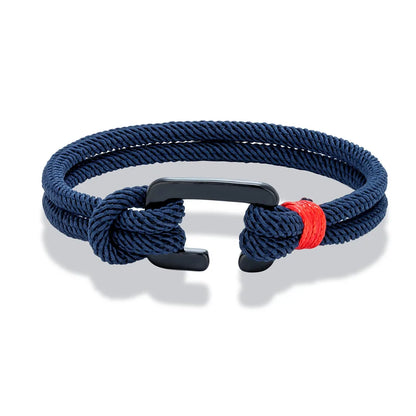Modern Nautical Rope Bracelet  Minimalist Design with C Clasp