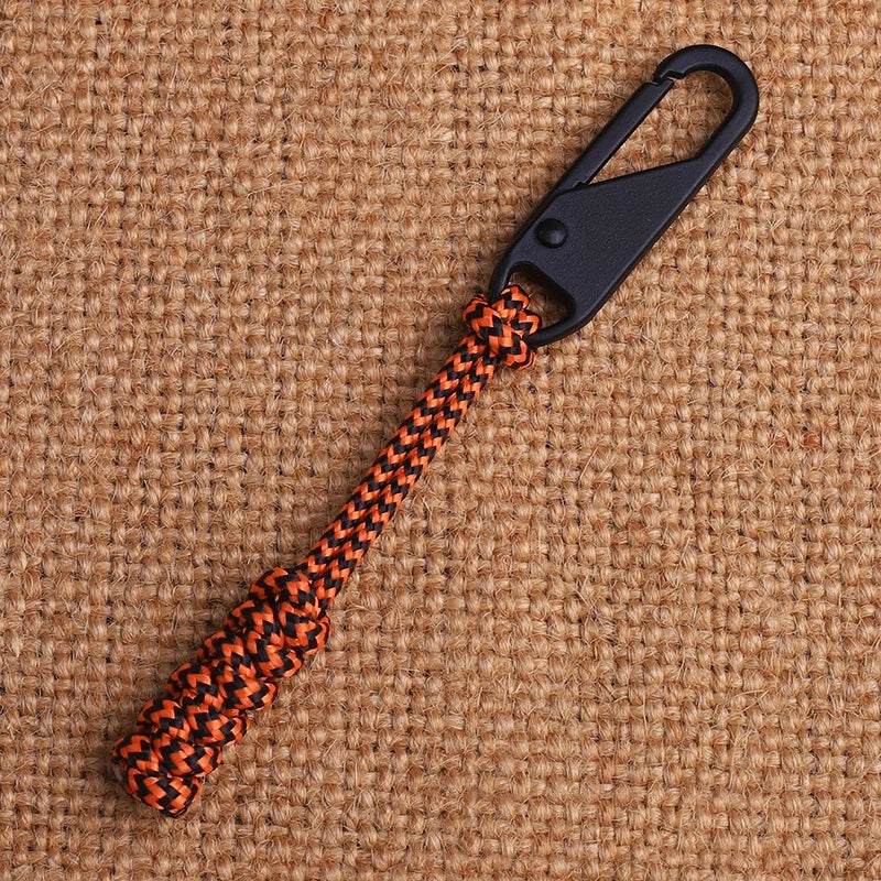 Handmade Snake Knot Paracord Zipper Pull  Durable Replacement & Bag Accessory
