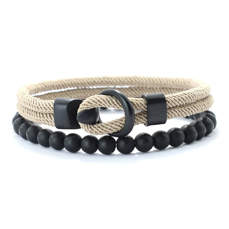 Bracelets Onyx Minimal A simple but powerful set, with the elegance of onyx