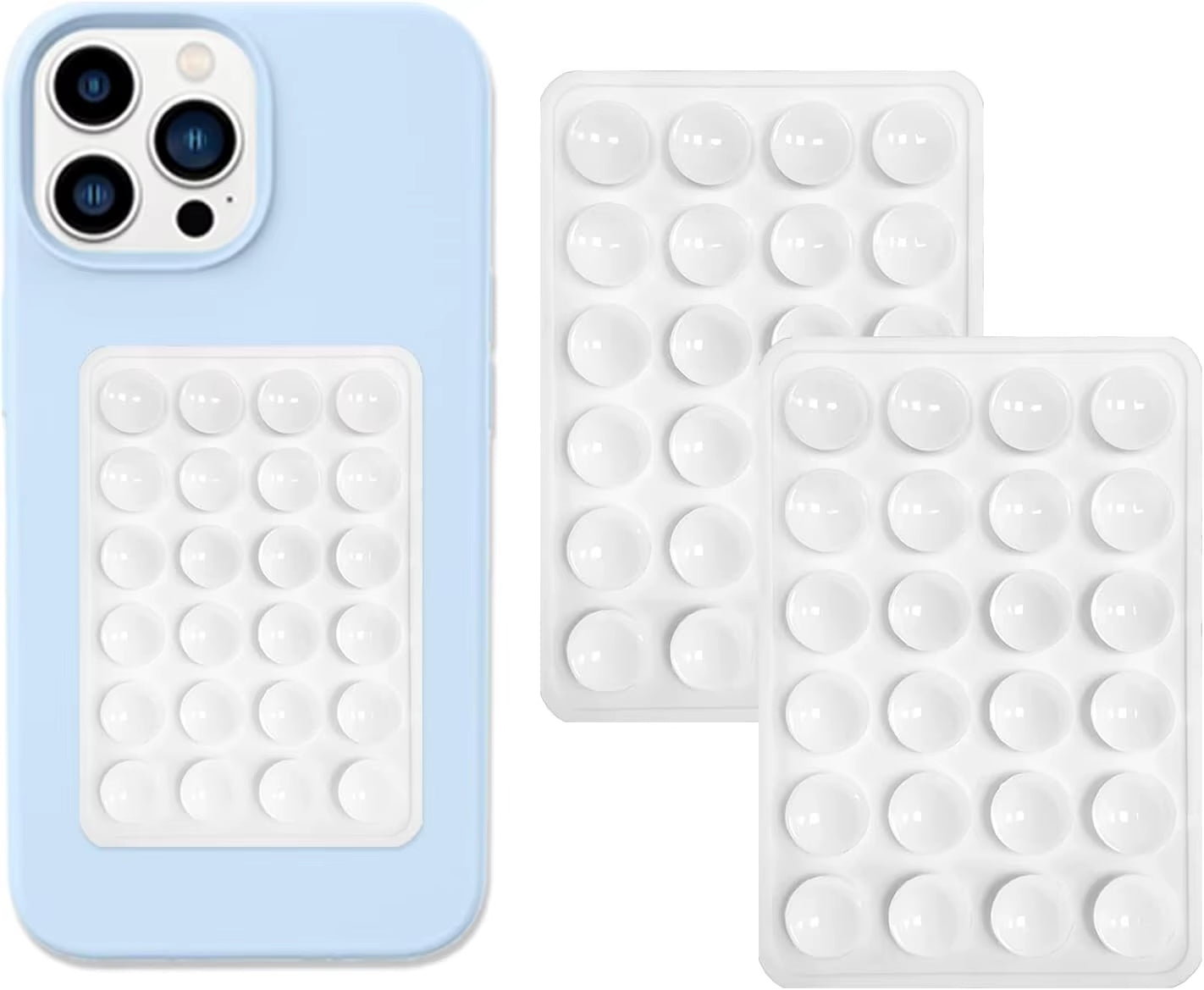 StickyGrip Silicone Suction Case Secure, Non-Slip Mount for iPhone