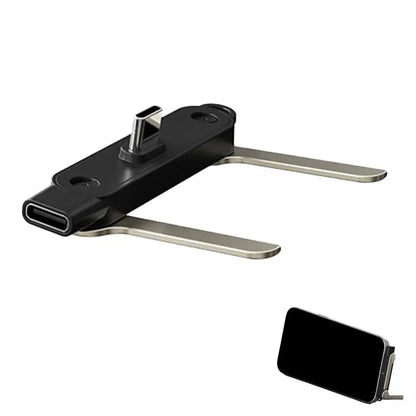 240W USB-C Cable with Phone Stand – Ultra-Fast Charging & 480Mbps Data Transfer