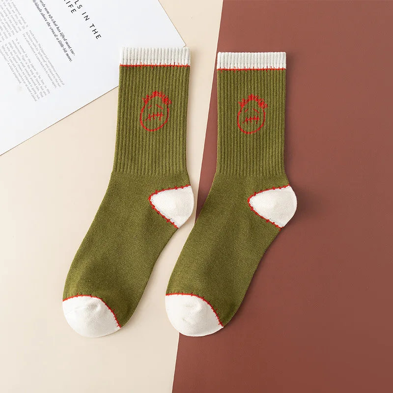 Cactus Jack White Crew Socks - Bandana Design Streetwear Cotton Blend | Men's EUR 36-43