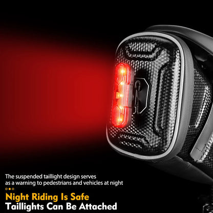 Bike Saddle Bag with Password Lock  Waterproof & Reflective Tool Pouch