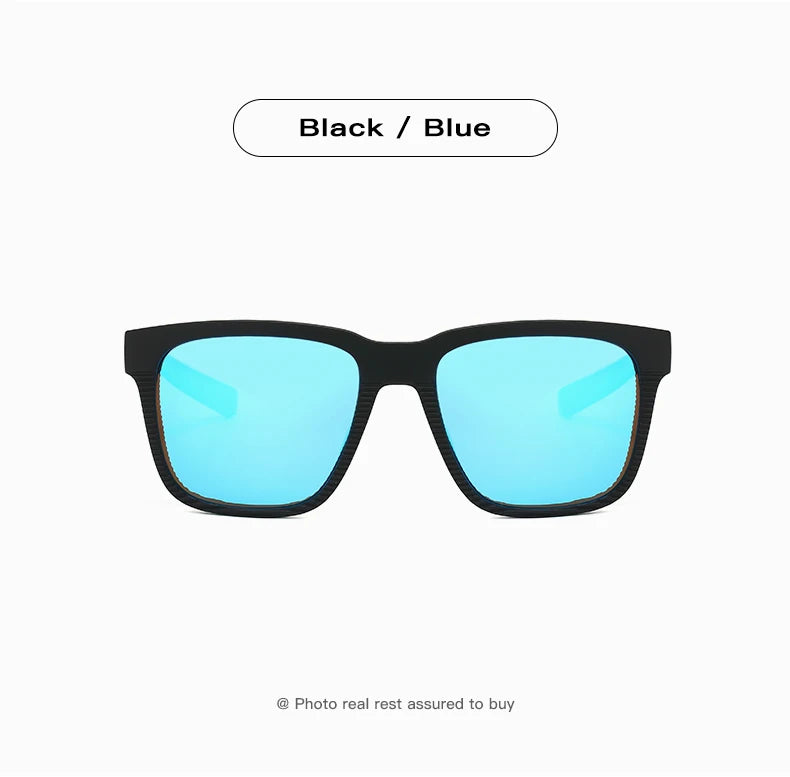Polarized Fishing Sunglasses UV400, TR-90, Mirror TAC Lens, 64mm