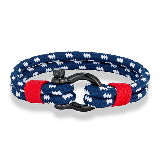 Classic Navy Rope Bracelet  Minimalist Unisex Jewelry Gift