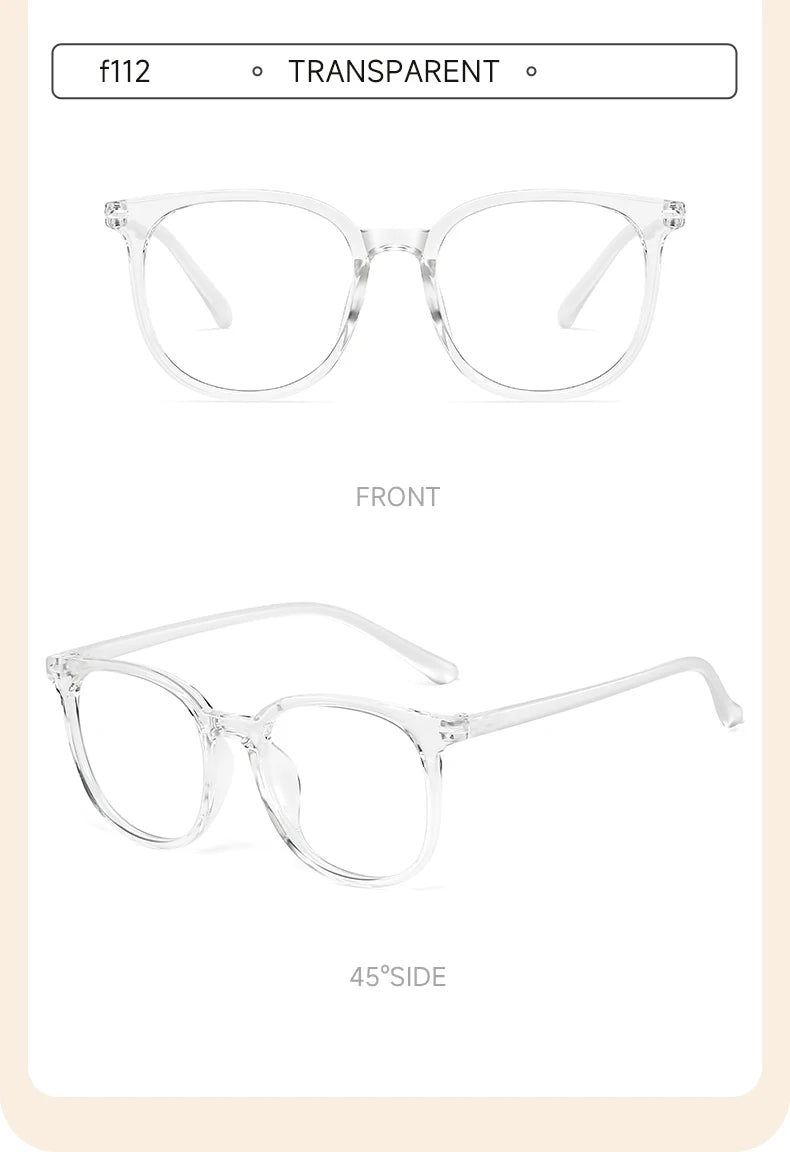 Photochromic Large Frame Sunglasses - UV400 Fashion Eyewear for Office & Outdoor