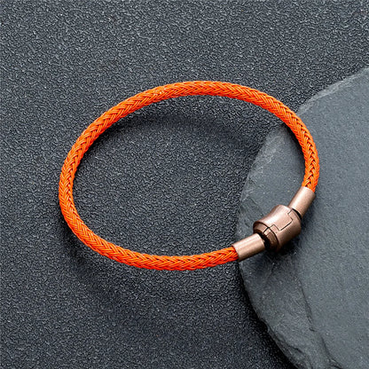 Precision Steel Cable Bracelet - Engineered Minimalist Wearable for Tech Enthusiasts