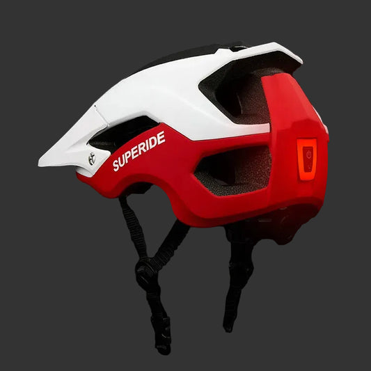 Casco de ciclismo con luz trasera LED recargable - CE EN 1078, 15 ventilaciones, 5 colores, 2 tallas