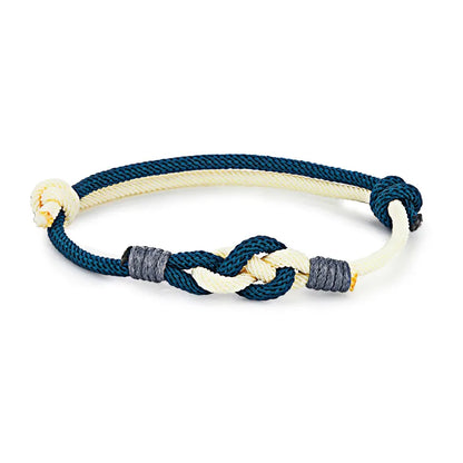 Lucky Knot Rope Bracelet - Adjustable, Unisex