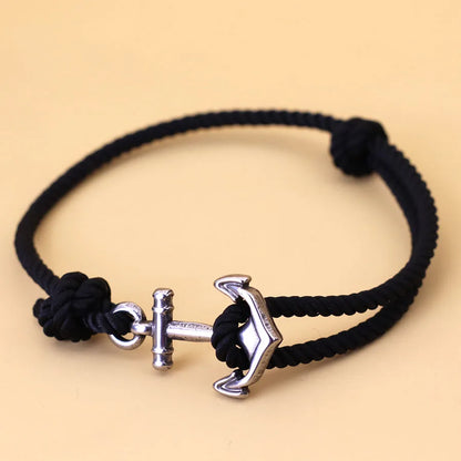 Marine Anchor Rope Bracelet – Handmade Adjustable | Beach & Surf Style