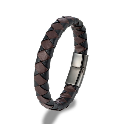 Urban Flame Leather Bracelet