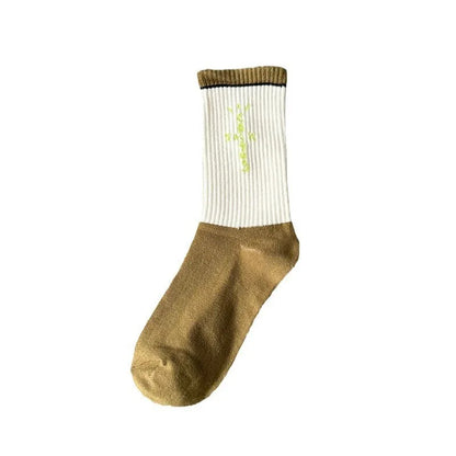 Cactus Jack White Crew Socks - Bandana Design Streetwear Cotton Blend | Men's EUR 36-43