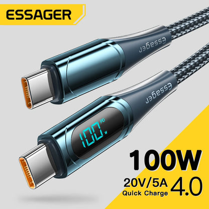 USB-C to USB-C Fast Charging Cable 100W/5A