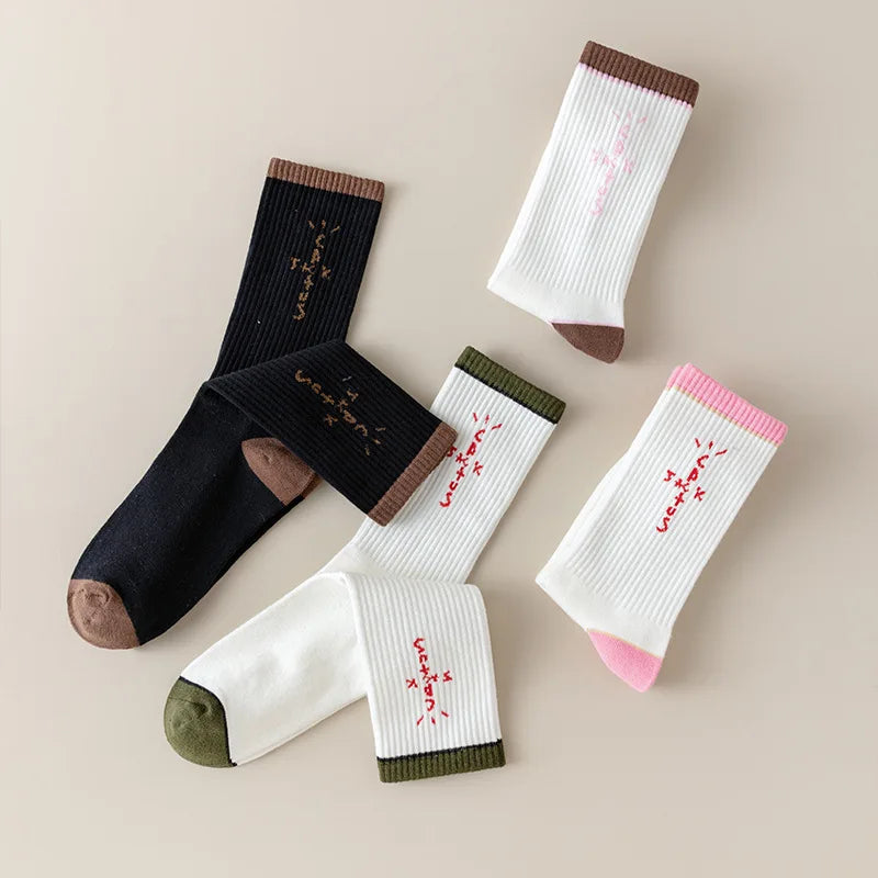 Cactus Jack White Crew Socks - Bandana Design Streetwear Cotton Blend | Men's EUR 36-43