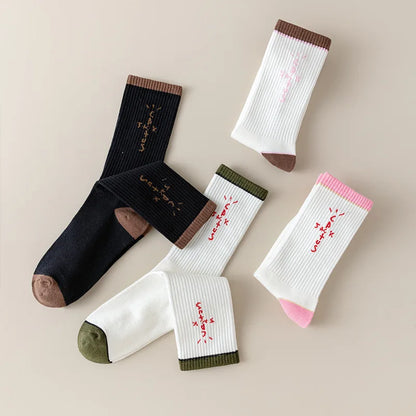 Cactus Jack White Crew Socks - Bandana Design Streetwear Cotton Blend | Men's EUR 36-43