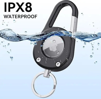For AirTag Hardness Holder with Carabiner Anti-Scratch Shell Anti-Lost  Locator Case Keychain Ring for Apple Airtags Accessories deideas