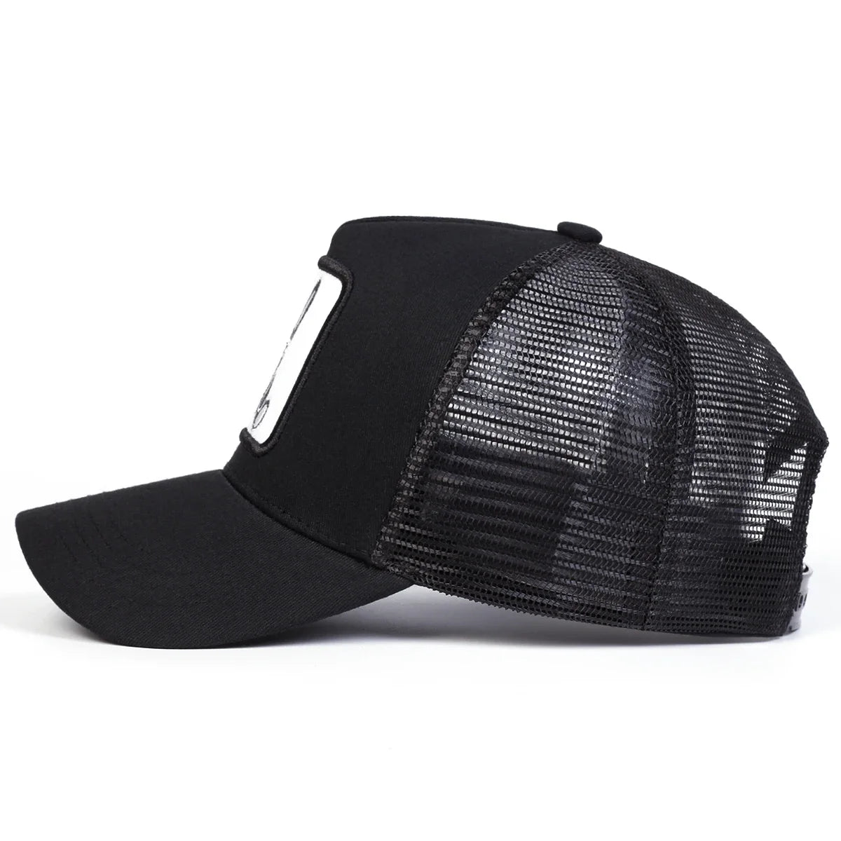 Rabbit Embroidery Baseball Cap - Mesh Trucker, Adjustable, Unisex