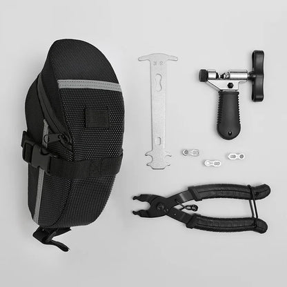 Bicycle Repair Tool Kit Pump Tire Patch Multifunctional Wrench