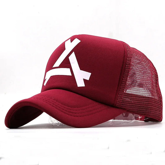 Unisex Mesh Snapback Cap Breathable Casual Sports Hat deideas