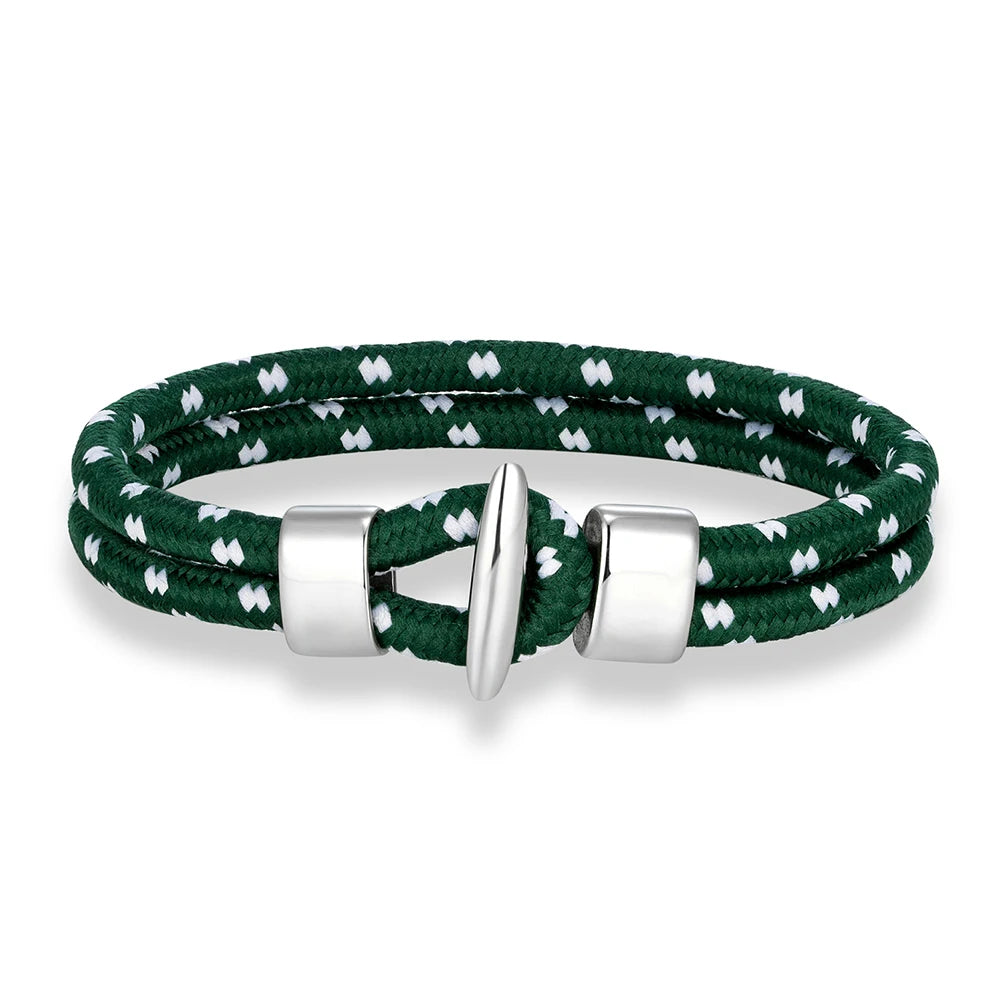 Nautical Rope Bracelet – Stainless Steel Magnetic Clasp | Men & Women