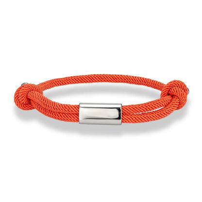 Pulsera de cuerda personalizada – Grabado de nombre personalizado | Náutica Boho Unisex
