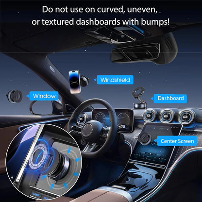 MagSafe Magnetic Phone Holder 360° Suction Mount for Car, Gym & Home