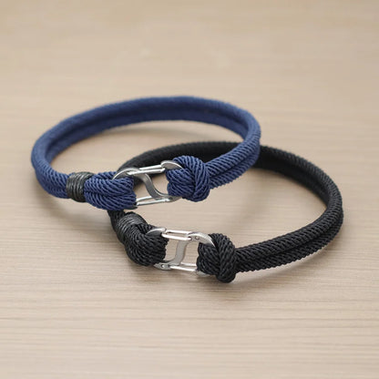 Fashion Rope Bracelet Men 6 Colors S Buckle Outdoor Survival Rescue Braslet Leisure Versatile Accessories Pulseria Hombre Joias deideas