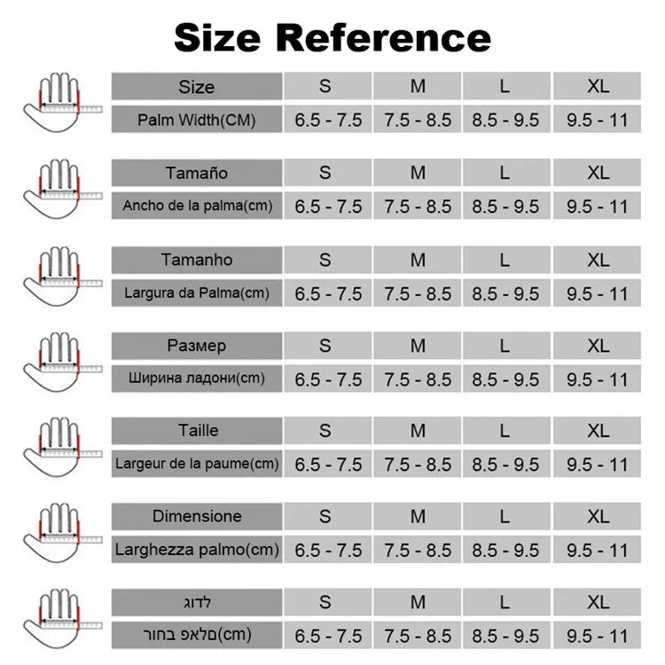 Half Finger Cycling Gloves - Padded, Anti-Sweat, Breathable, 6 Colors, S-XL