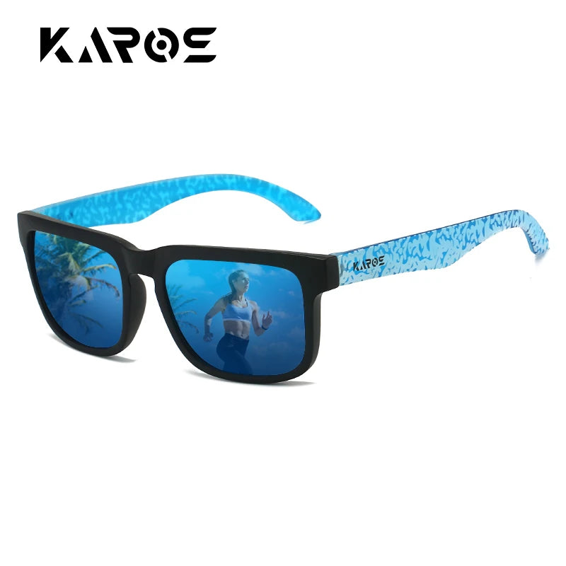 Gafas de sol deportivas envolventes - Polarizadas UV400, lente TAC, 63,5mm, 6 colores