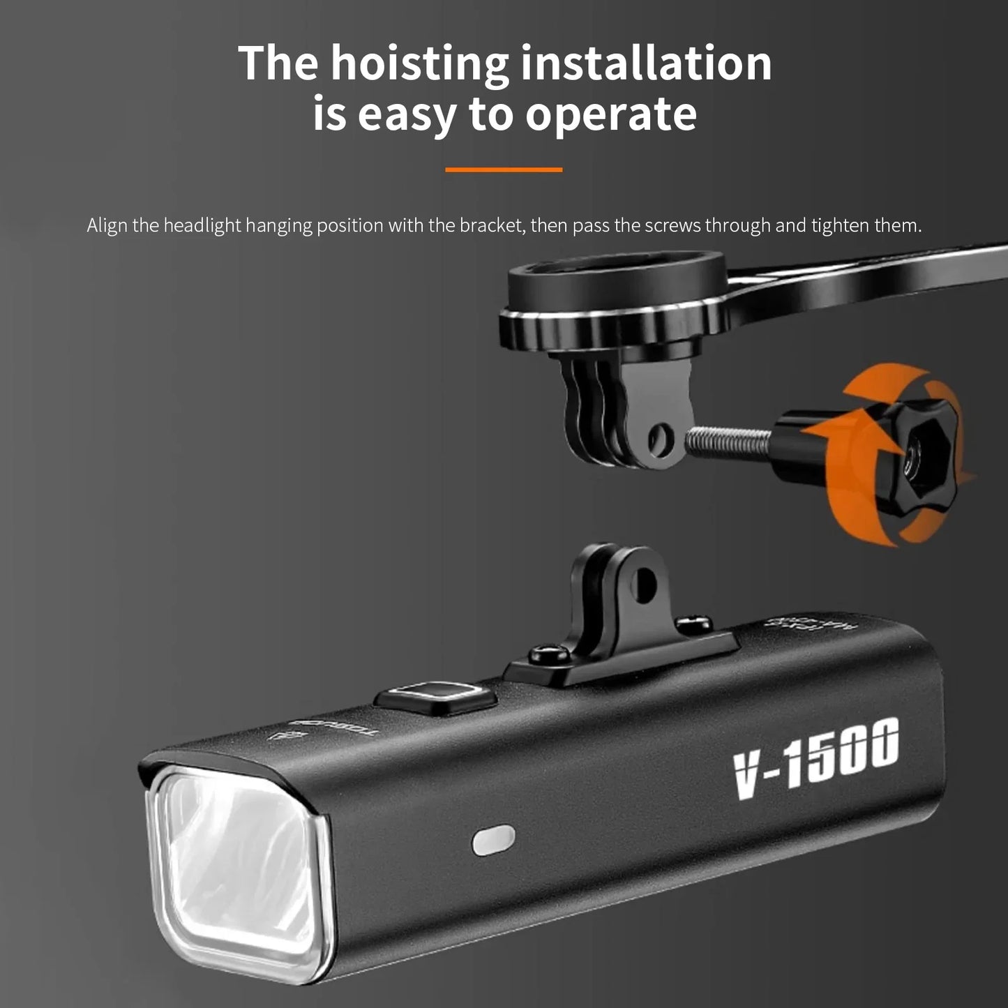 Luz de bicicleta recargable - Hasta 1500 lúmenes, IPX6, 4800mAh, USB, 6 modelos