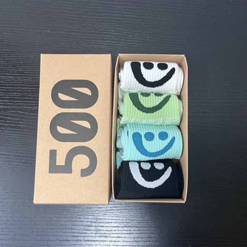 Smile - Happy Face Socks 4 Pairs