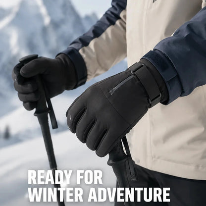 Winter Ski Gloves, Touchscreen & Windproof