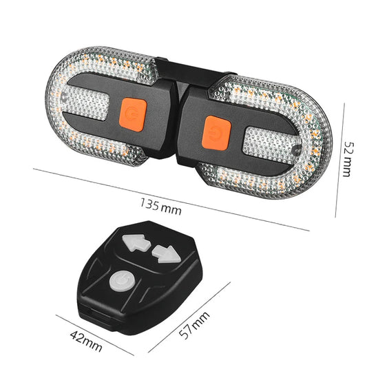 SmartBike LED Taillight Smart LED rear light with turn signal and remote control