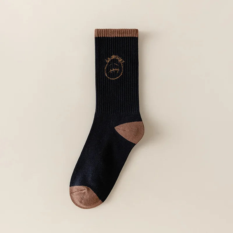 Cactus Jack White Crew Socks - Bandana Design Streetwear Cotton Blend | Men's EUR 36-43