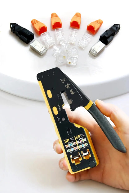 RJ45 Network Crimper 3 in 1 Crimp CAT8/7/6A/6/5E