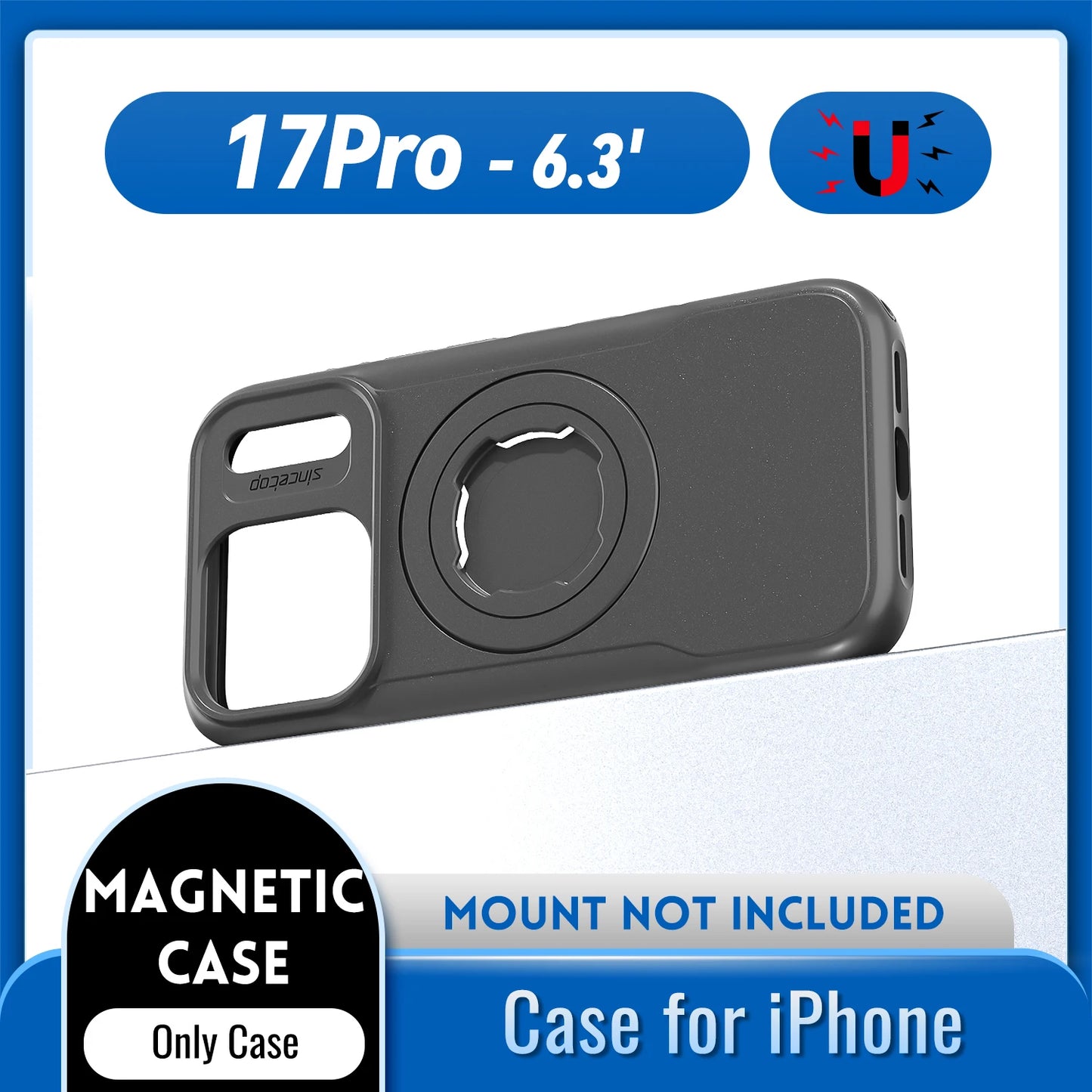QD Bike Mount Case for iPhone 17 16 15 14 Pro Max – MagSafe Magnetic Shockproof | Cyclists & Riders
