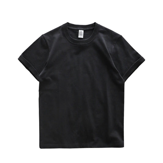 Solid Color Cotton Short Sleeve T-Shirt Top Casual T-Shirts