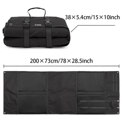 Portable Tool Organizer Mat - Waterproof Canvas Roll-Up Storage for Professional Tools