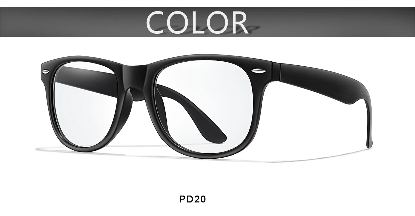 Gafas de Miopía Redondas Vintage - Policarbonato, Certificación CE, Graduación de 0 a -4.0