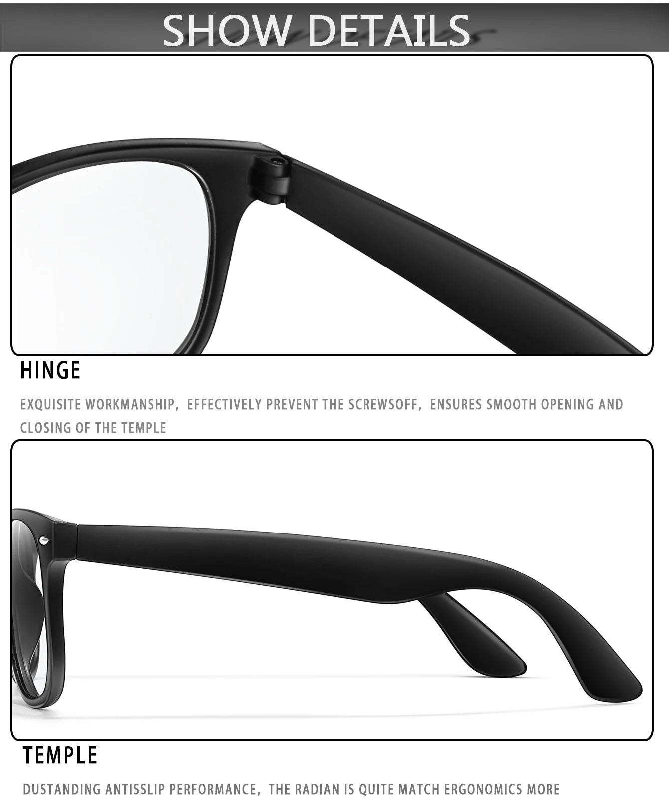 Gafas de Miopía Redondas Vintage - Policarbonato, Certificación CE, Graduación de 0 a -4.0
