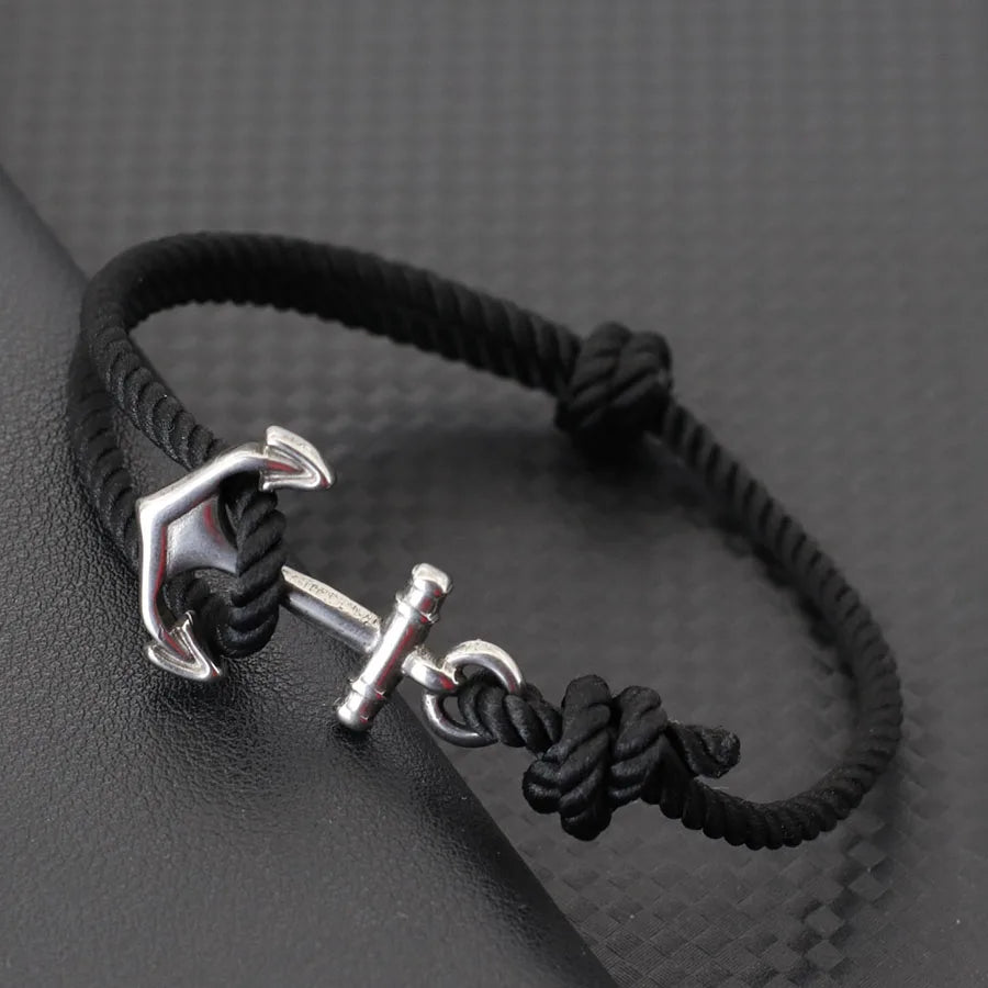 Marine Anchor Rope Bracelet – Handmade Adjustable | Beach & Surf Style
