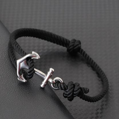 Marine Anchor Rope Bracelet – Handmade Adjustable | Beach & Surf Style