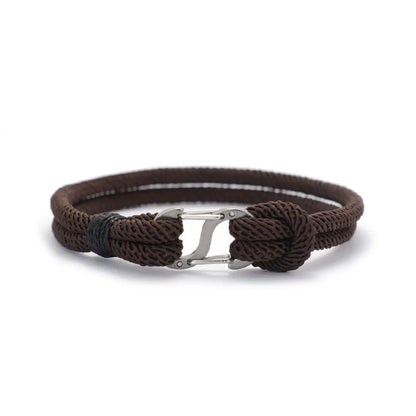 Fashion Rope Bracelet Men 6 Colors S Buckle Outdoor Survival Rescue Braslet Leisure Versatile Accessories Pulseria Hombre Joias deideas