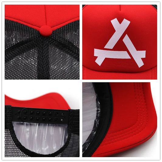Unisex Mesh Snapback Cap Breathable Casual Sports Hat