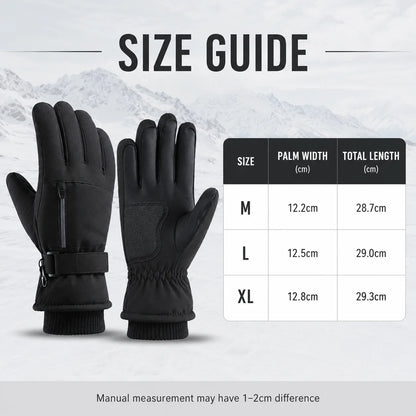 Winter Ski Gloves, Touchscreen & Windproof