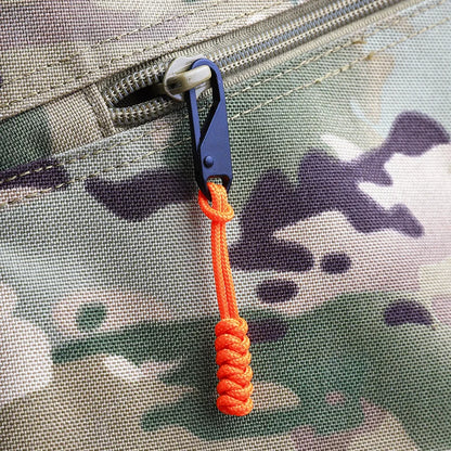 Handmade Snake Knot Paracord Zipper Pull  Durable Replacement & Bag Accessory
