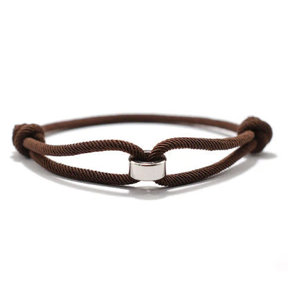 Pulsera de Cordón Trenzado – Estilo Minimalista Ajustable