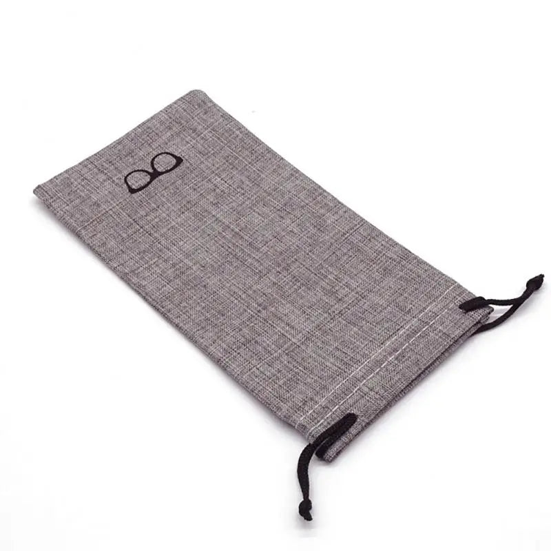 Bolsa de lino con cordón 18x9cm - Joyería y Embalaje de Regalo, 7 Colores
